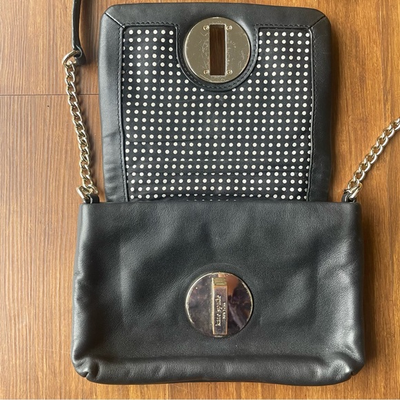 Kate Spade Quilted Crossbody Purse Astor Court Naomi Black Leather Bag Shoulder - Picture 6 of 13